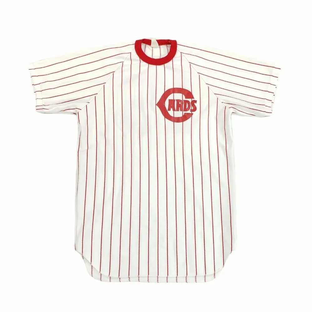 Vtg 60s St Louis Cardinals McCarver USA Made Jersey Southern Athletic Pinstripe - Picture 1 of 9